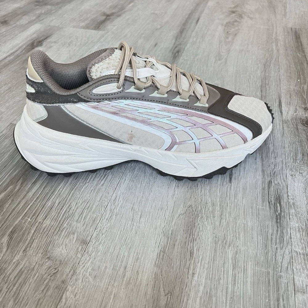 Puma Spirex Squadron Womens Size 9 Beige Brown Chunky Sneakers 397262-02